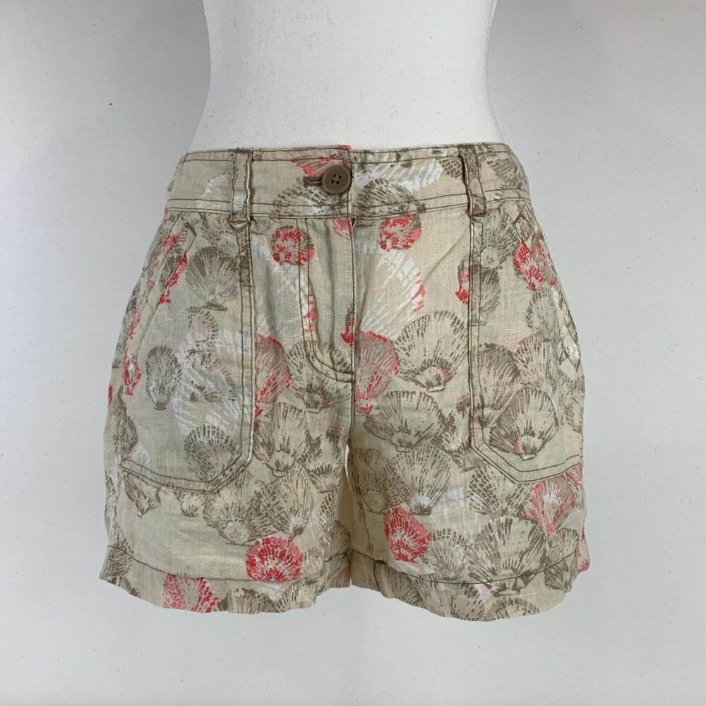 Tommy Bahama Floral Linen Shorts - Size 0 for Effortless Summer Style